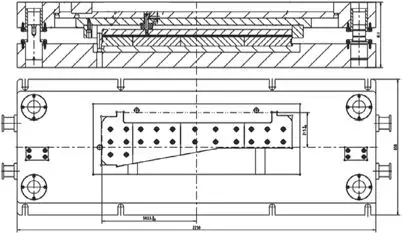 不对称件冲断模具的研究及柔性化设计的图4